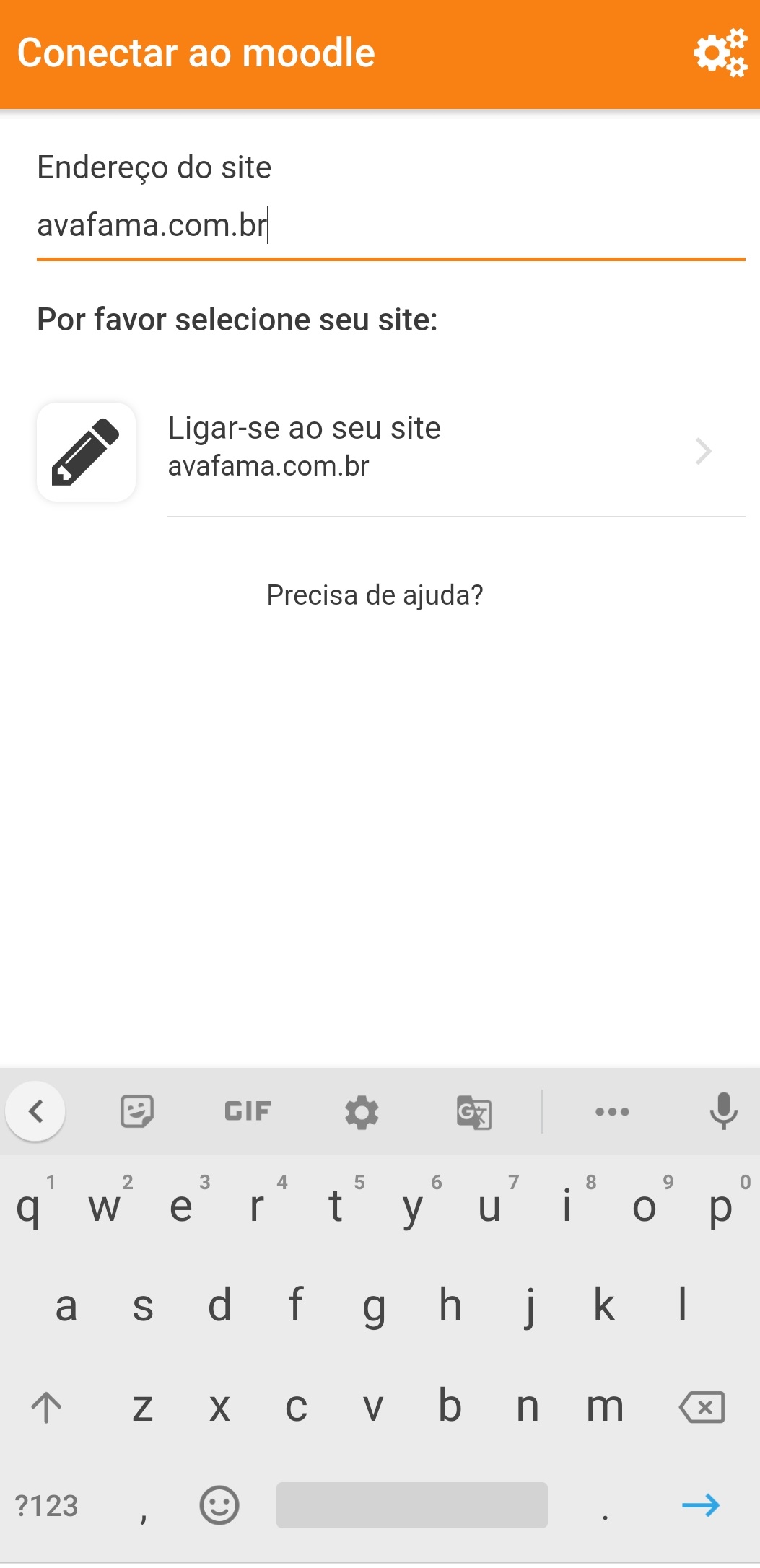 Manual de acesso ao Moodle via APP